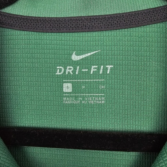 Nike Dri-FIT Men's Small Green Short Sleeve Golf Polo Shirt Performance Swoosh - Picture 5 of 7